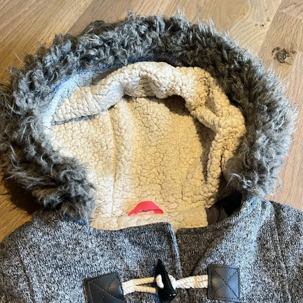 Old Navy Hooded Sweater Fleece Toggle Coat